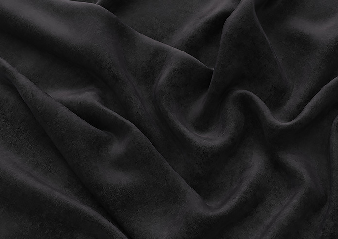Faux Suede, Black - Roman Blind - Image 4